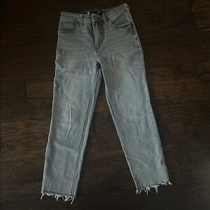 Kut from the Kloth Light Gray Cropped Jeans
